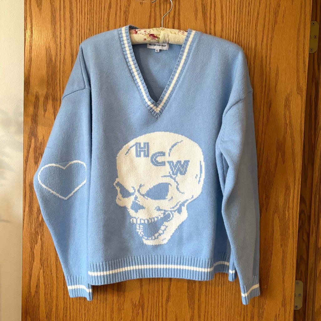 Heaven Can Wait Skull Sweater